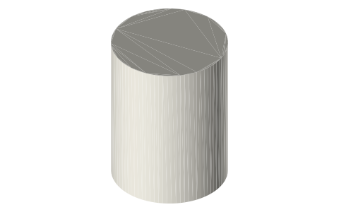 Food can size 202x213.5 (baby / junior food), isometric render of a generated part