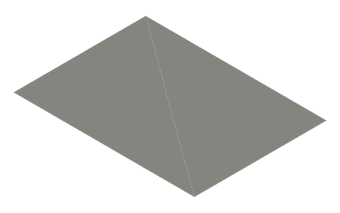 Freewing F9F-8 Cougar 80mm EDF jet, isometric render of a generated part