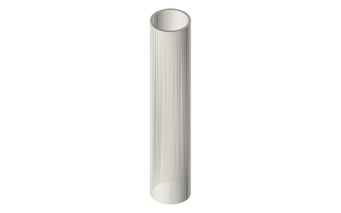 Fuji DPS graphite spinning reel seat, size 22 (DPSM22 / DPSD22), isometric render of a generated part
