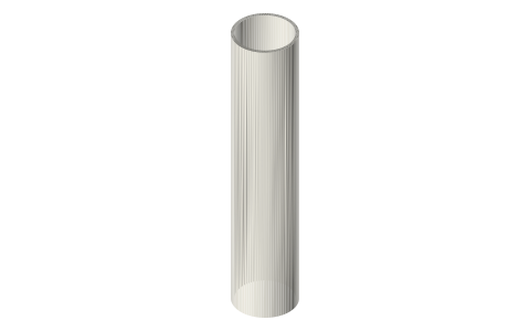 Fuji DPS graphite spinning reel seat, size 26 (DPSM26 / DPSD26), isometric render of a generated part
