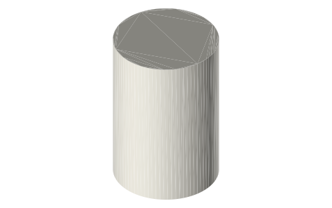 G25 light bulb (E26 base), isometric render of a generated part