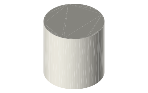 Google Nest Cam (battery), isometric render of a generated part