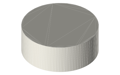 Nest Learning Thermostat (2nd gen), isometric render of a generated part