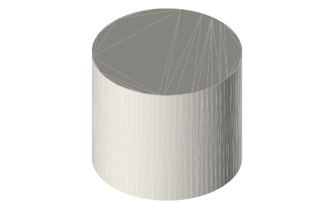 Google Nest Wifi point (with Google Assistant speaker), isometric render of a generated part