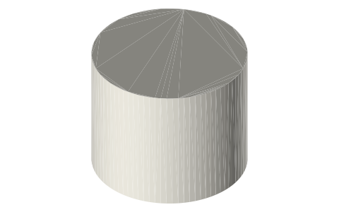 Google Nest Wifi router (2019), isometric render of a generated part
