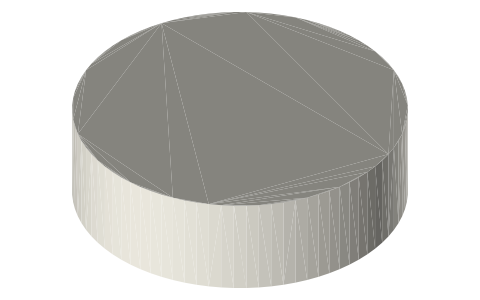 Google Pixel Watch 2 (41 mm), isometric render of a generated part