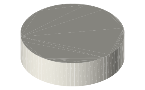 Google Pixel Watch 3 (45 mm), isometric render of a generated part