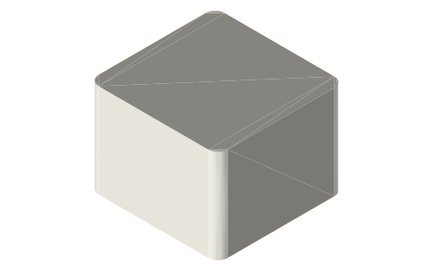 GoPro HERO11 Black Mini, isometric render of a generated part