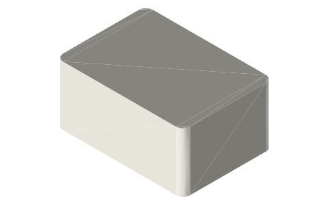 GoPro HERO12 Black, isometric render of a generated part