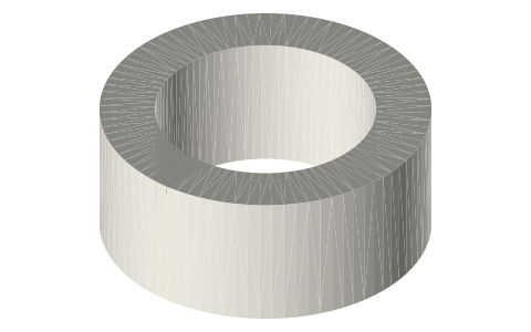 Gorilla Tape black 1.88 in × 12 yd (60122), isometric render of a generated part