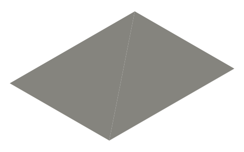 HobbyZone AeroScout S 2 1.1m, isometric render of a generated part