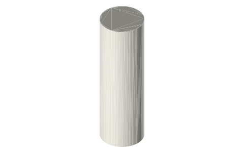 Hydro Flask 18 oz Kids Wide Mouth bottle, isometric render of a generated part
