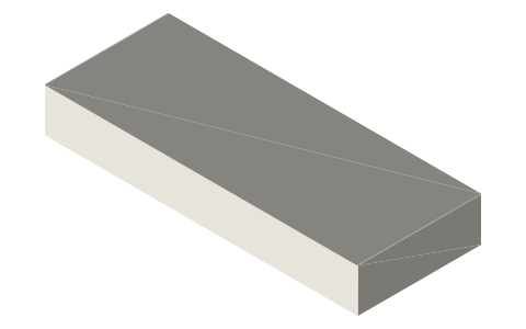 IKEA BILLY bookcase dimensions (80 and 40 wide, 202 and 106 tall) and shelf sizes, isometric render of a generated part