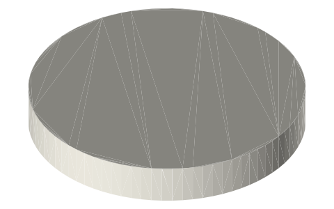 IKEA STOCKHOLM 2025 deep plate Ø25 cm, isometric render of a generated part