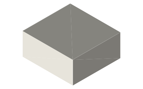 IKEA TROFAST frame and boxes, SAMLA box sizes, isometric render of a generated part