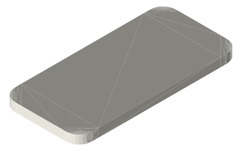 Apple iPhone 18 Pro Max, isometric render of a generated part