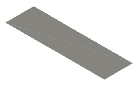 Joysway Super Mono X V2 brushless racing boat, 420 mm (8209V2), isometric render of a generated part