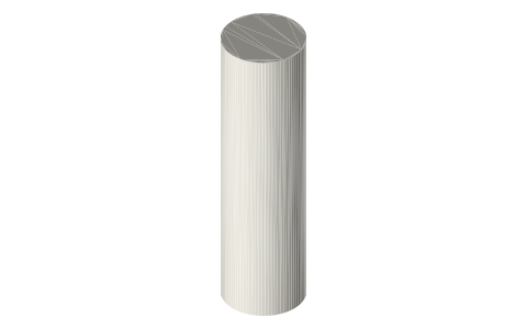 Klean Kanteen Classic Insulated 20 oz bottle (Loop Cap), isometric render of a generated part