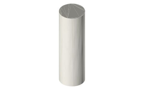 Klean Kanteen TKWide 32 oz insulated bottle (Chug Cap), isometric render of a generated part