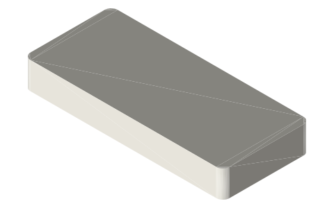 Lenovo Legion Go, isometric render of a generated part