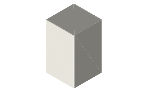 LEVOIT Core 300 air purifier, isometric render of a generated part