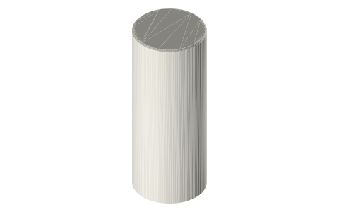 Lithium cells: 14500, 16340, 18350, 26650, 32650, isometric render of a generated part