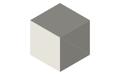 Block 40 × 40 × 40 (the gripped load), isometric render of a generated part