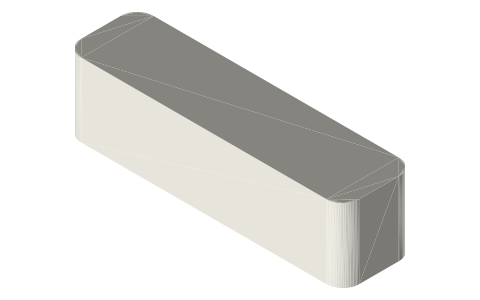 Logitech Brio 4K Webcam, isometric render of a generated part