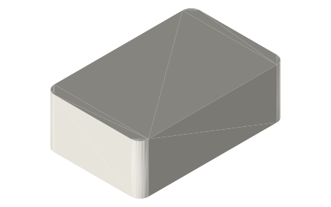 Logitech MX Anywhere 3S, isometric render of a generated part