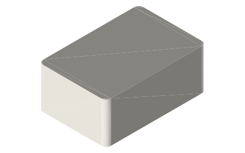Logitech MX Master 3S, isometric render of a generated part