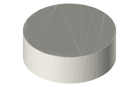 LR932 alkaline cell (9.3 × 3.2 mm), isometric render of a generated part