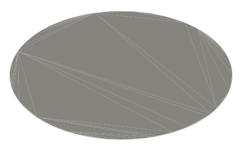Mason jar flat lids: regular Ø70.00 and wide-mouth Ø86.00, isometric render of a generated part
