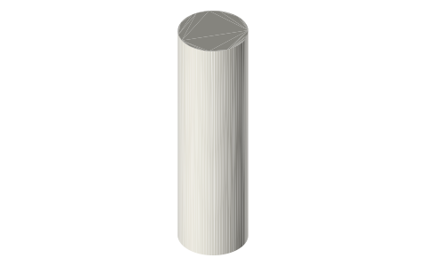 Milwaukee PACKOUT Bottle 710 ml (24 oz) with Chug Lid, isometric render of a generated part
