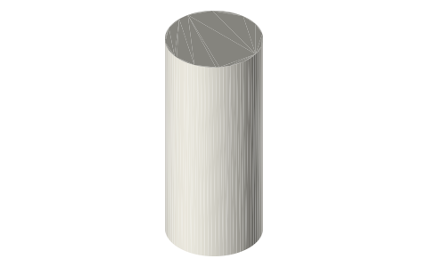 Nalgene Ultralite HDPE 16 oz Wide Mouth bottle, isometric render of a generated part