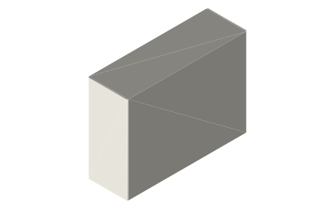 Nespresso Vertuo Next, isometric render of a generated part