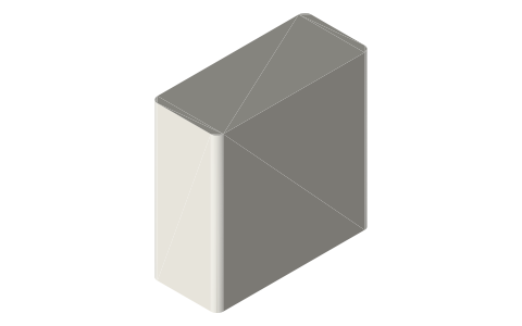 Nest Mini (2nd gen), isometric render of a generated part