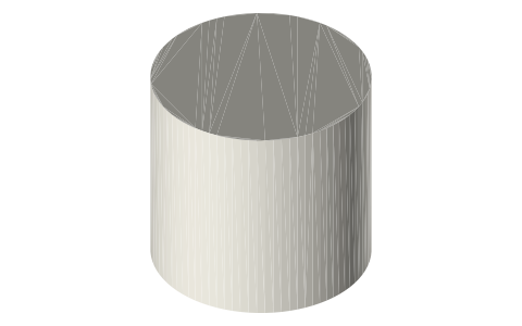 Nikon NIKKOR Z 14-30mm f/4 S lens, isometric render of a generated part