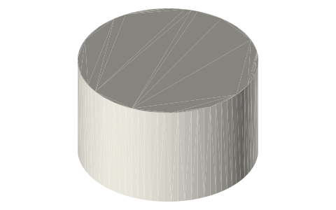 Nikon NIKKOR Z 28mm f/2.8 (SE) lens, isometric render of a generated part
