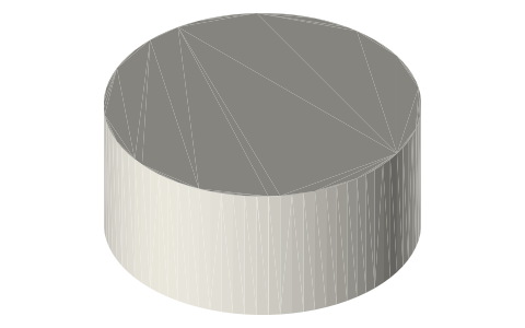 Nikon NIKKOR Z DX 16-50mm f/3.5-6.3 VR lens, isometric render of a generated part