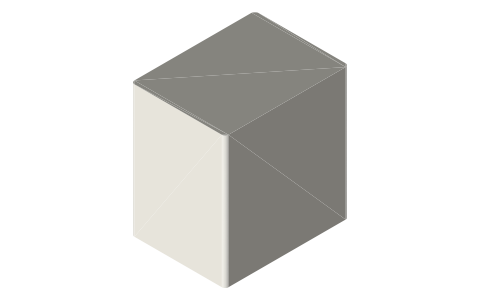 Nintendo GameCube (DOL-001), isometric render of a generated part