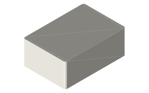 Nintendo Switch Pro Controller, isometric render of a generated part