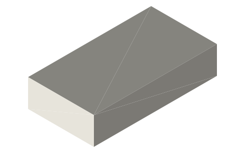 NodeMCU v3 LoLin ESP8266 (clone), isometric render of a generated part