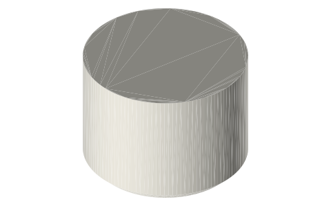 NPT male thread envelopes 1/8 to 1 in (ASME B1.20.1), isometric render of a generated part