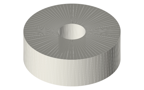 Overture Matte PLA 1 kg spool, isometric render of a generated part