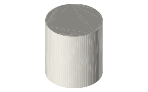 PAR38 light bulb (E26 base), isometric render of a generated part