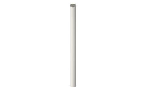 Plano Guide Series adjustable rod tube, large (PMC461020), isometric render of a generated part