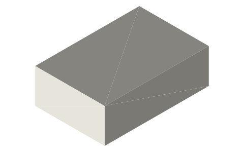 Pololu S9V11F5 5V step-up/step-down regulator, isometric render of a generated part