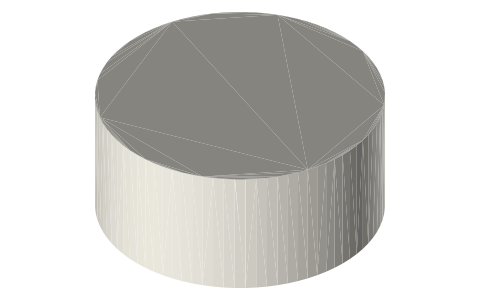 Pyrex Simply Store 4-cup round glass container, isometric render of a generated part