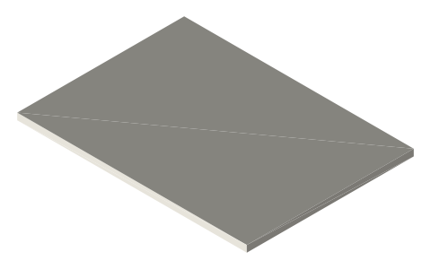 Raspberry Pi Compute Module 4, isometric render of a generated part