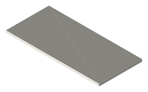Raspberry Pi Zero 2 W, isometric render of a generated part